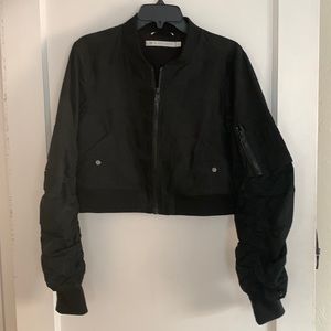 Bloc Noir black camp bomber jacket